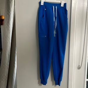 Figs XXS Petite royal blue joggers